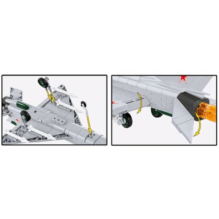 COBI® MIG-21 MF – Klemmbaustein Modell | Legendärer Überschalljäger des Kalten Kriegs