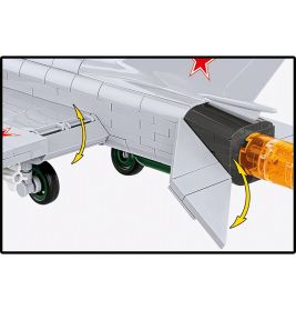 COBI® MIG-21 MF – Klemmbaustein Modell | Legendärer Überschalljäger des Kalten Kriegs