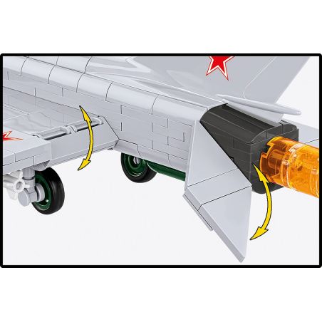 COBI® MIG-21 MF – Klemmbaustein Modell | Legendärer Überschalljäger des Kalten Kriegs