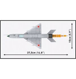 COBI® MIG-21 MF – Klemmbaustein Modell | Legendärer Überschalljäger des Kalten Kriegs