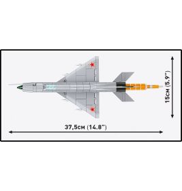 COBI® MIG-21 MF – Klemmbaustein Modell | Legendärer Überschalljäger des Kalten Kriegs