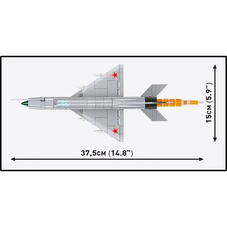COBI® MIG-21 MF – Klemmbaustein Modell | Legendärer Überschalljäger des Kalten Kriegs