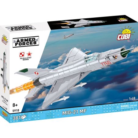COBI® MIG-21 MF – Klemmbaustein Modell | Legendärer Überschalljäger des Kalten Kriegs