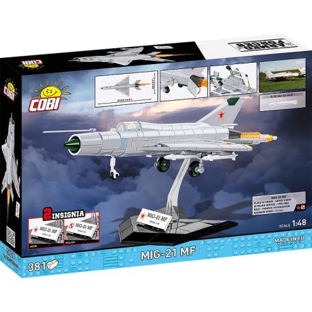 COBI® MIG-21 MF – Klemmbaustein Modell | Legendärer Überschalljäger des Kalten Kriegs