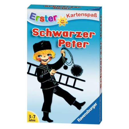 Ravensburger 20431 - Schwarzer Peter - Kaminkehrer, Kartenspiel ab 3 Jahren