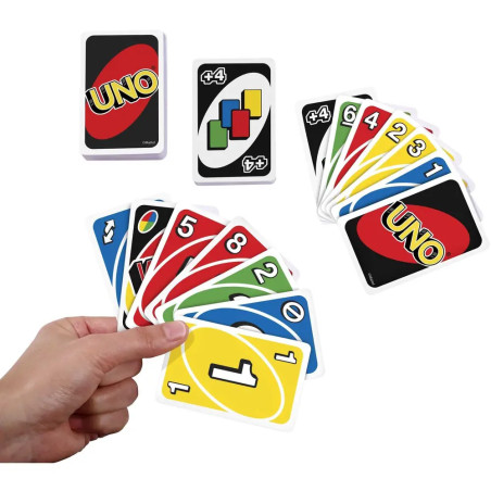 Mattel W2087 UNO (Kartenspiel), 2-10 Spieler, ca. 30-60 min, ab 7 Jahre