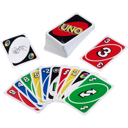 Mattel W2087 UNO (Kartenspiel), 2-10 Spieler, ca. 30-60 min, ab 7 Jahre