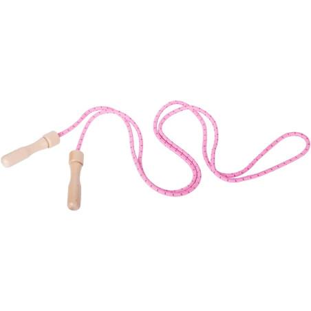 Outdoor active Springseil bunt, Holzgriff, Länge 250 cm, sortiert