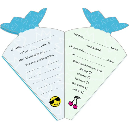 Mini-Schultütenbuch: Viel Spaß i. d. Schule! (sort.i.Displ.)
