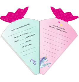 Mini-Schultütenbuch – Hurra, endlich Schulkind! - Einhorn Paradies