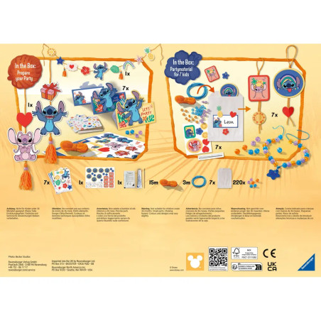 BeCreative Maxi Disney Stitch - DIY Party Set