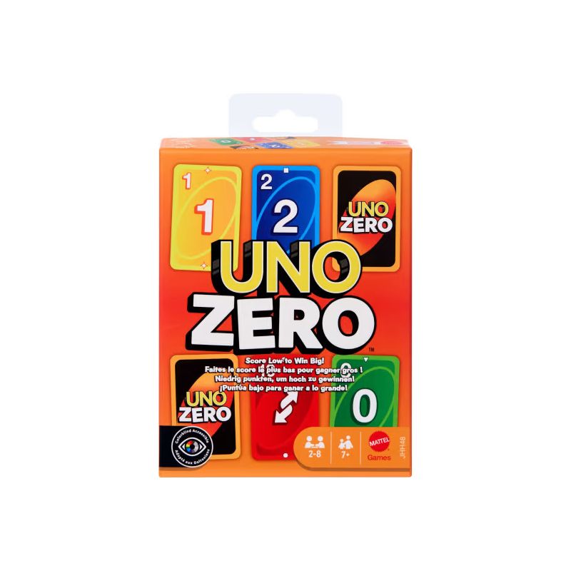 UNO Zero Kartenspiel – Das spannende Kartenspiel für Kinder & Erwachsene ab 7 Jahren