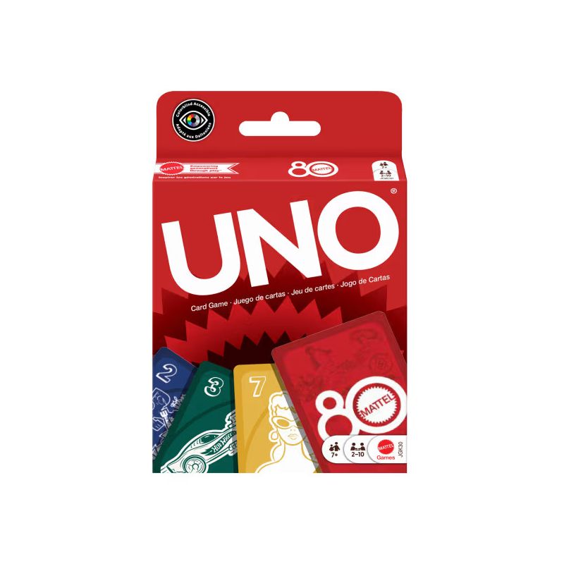 Mattel UNO Kartenspiel – Das klassische Familienspiel für 2-10 Spieler