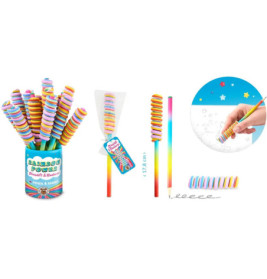 RP Bleistift & Radierer Lollipop, Sort.