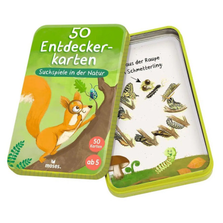 50 Entdeckerkarten-Suchspiel i.d. Natur