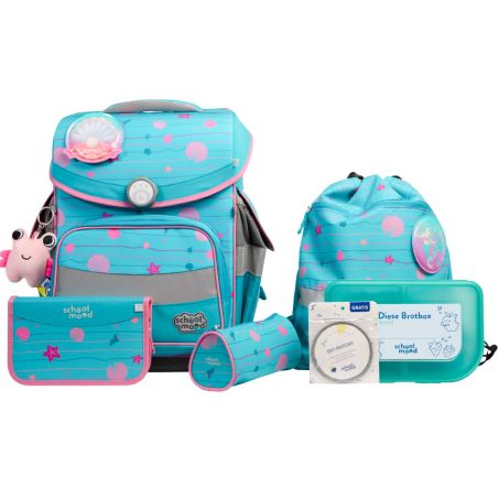 School-Mood® Timeless Pro Lilly (Mermaid) | 7-tlg. Ranzen-Set Meerjungfrau