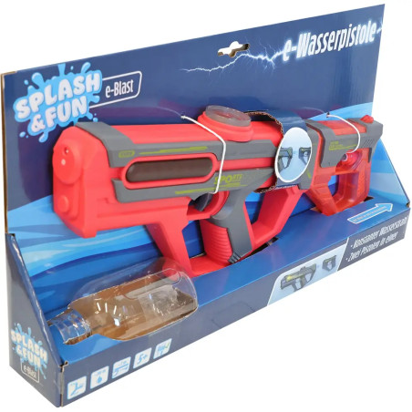 Splash   Fun Wasserpistole 2 in 1, 36 cm, elektrisch, 2-fach sortiert