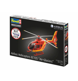 Starter Kit Airbus Helicopters EC135 Air-Glaciers, Revell Modellbausatz mit Basiszubehör