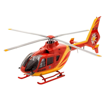 Starter Kit Airbus Helicopters EC135 Air-Glaciers, Revell Modellbausatz mit Basiszubehör