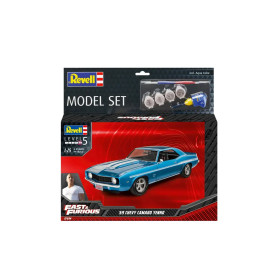 Model Set F F 1969 Chevy Camaro Yenko, Revell Modellbausatz mit Basiszubehör