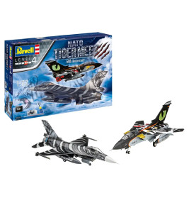 Geschenkset NATO Tiger Meet - 60th Anniversary, Revell Modellbausatz mit Basiszubehör