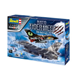 Geschenkset NATO Tiger Meet - 60th Anniversary, Revell Modellbausatz mit Basiszubehör