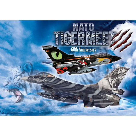 Geschenkset NATO Tiger Meet - 60th Anniversary, Revell Modellbausatz mit Basiszubehör