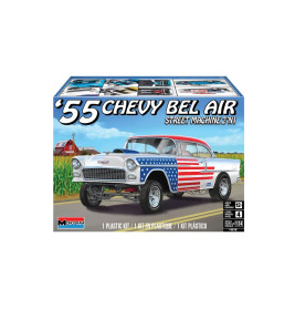 1955 Chevy Bel Air Street Machine 2N1, Revell Modellbausatz