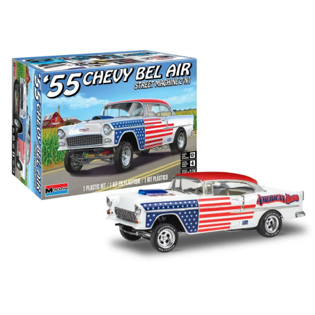 1955 Chevy Bel Air Street Machine 2N1, Revell Modellbausatz