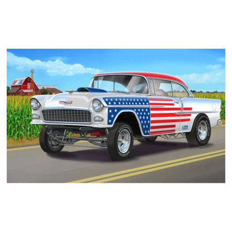 1955 Chevy Bel Air Street Machine 2N1, Revell Modellbausatz