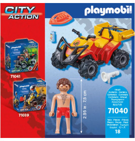 PLAYMOBIL 71040 Rettungsschwimmer-Quad