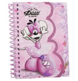 Diddl Notizbuch A6, lila - K1