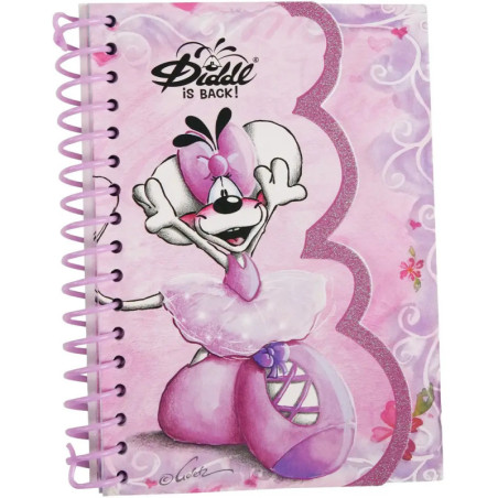 Diddl Notizbuch A6, lila - K1