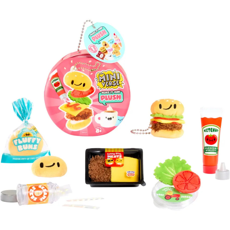 MGA Entertainment Miniverse Make It Mini Plush – Bastelset Mini-Plüschtiere