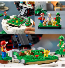 LEGO Pokemon Pokéball Bausatz mit Minifiguren – Spielspaß für Trainer ab 6 Jahren 5702018069295