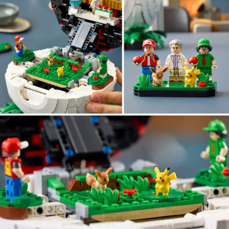 LEGO Pokemon Pokéball Bausatz mit Minifiguren – Spielspaß für Trainer ab 6 Jahren 5702018069295