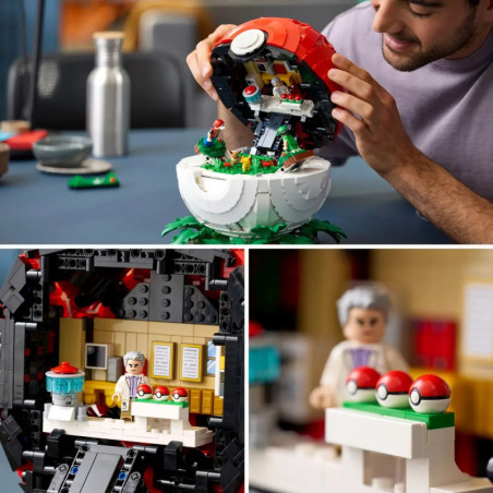 LEGO Pokemon Pokéball Bausatz mit Minifiguren – Spielspaß für Trainer ab 6 Jahren 5702018069295