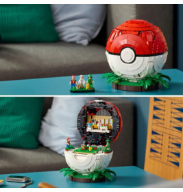 LEGO Pokemon Pokéball Bausatz mit Minifiguren – Spielspaß für Trainer ab 6 Jahren 5702018069295