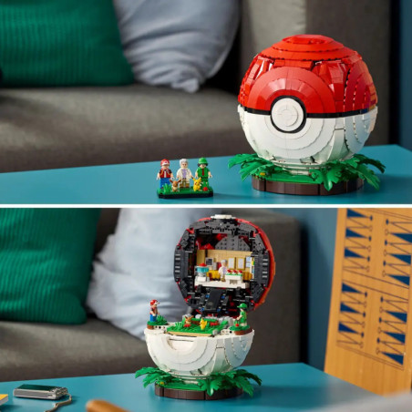 LEGO Pokemon Pokéball Bausatz mit Minifiguren – Spielspaß für Trainer ab 6 Jahren 5702018069295
