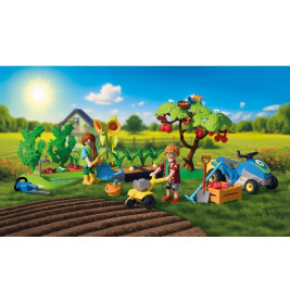 Idyllischer Gemüsegarten