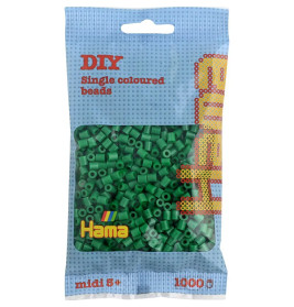 Hama® Bügelperlen Perlen, grün 1.000 Stück.