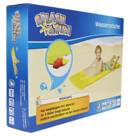 Splash   Fun Wasserrutsche gelb, ca. 600 x 80 cm