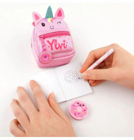 Ylvi Einhorn Rucksack mit Schreibset