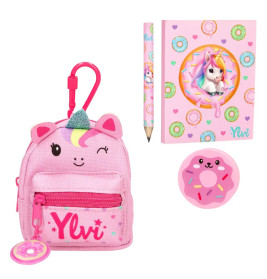 Ylvi Einhorn Rucksack mit Schreibset