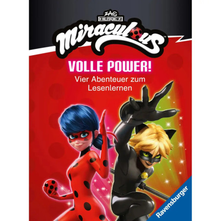 Miraculous: Volle Power! Vier Abenteuer z. Lesenlernen
