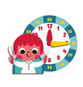 Magneti'Book ''Lerne Die Uhr''