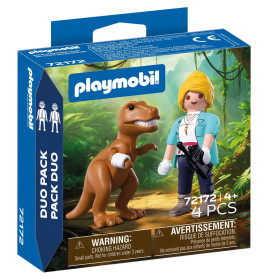 DuoPack T-Rex mit Forscherin