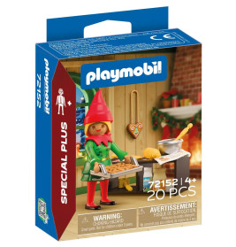 Weihnachtself mit Plätzchen