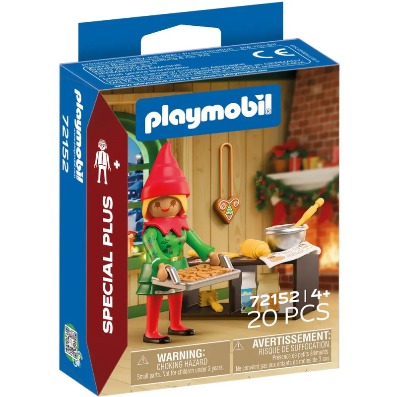 Weihnachtself mit Plätzchen