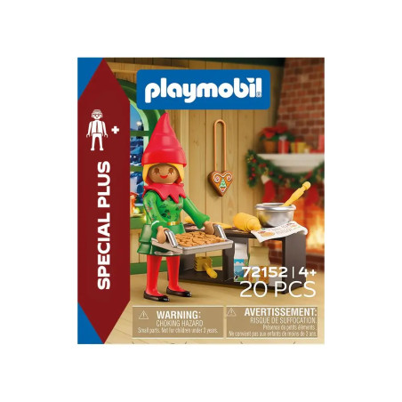 Weihnachtself mit Plätzchen